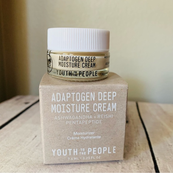 Other - 2/13$ 🌈 Youth to the People Adaptogen Deep Moisture Cream Travel Size .25oz